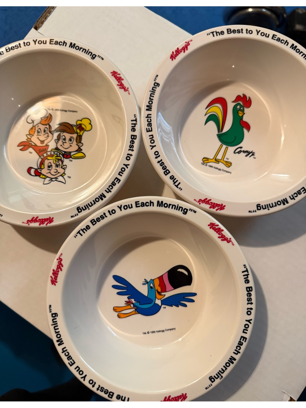 Kellogg’s bowl & plush bundle Vtg